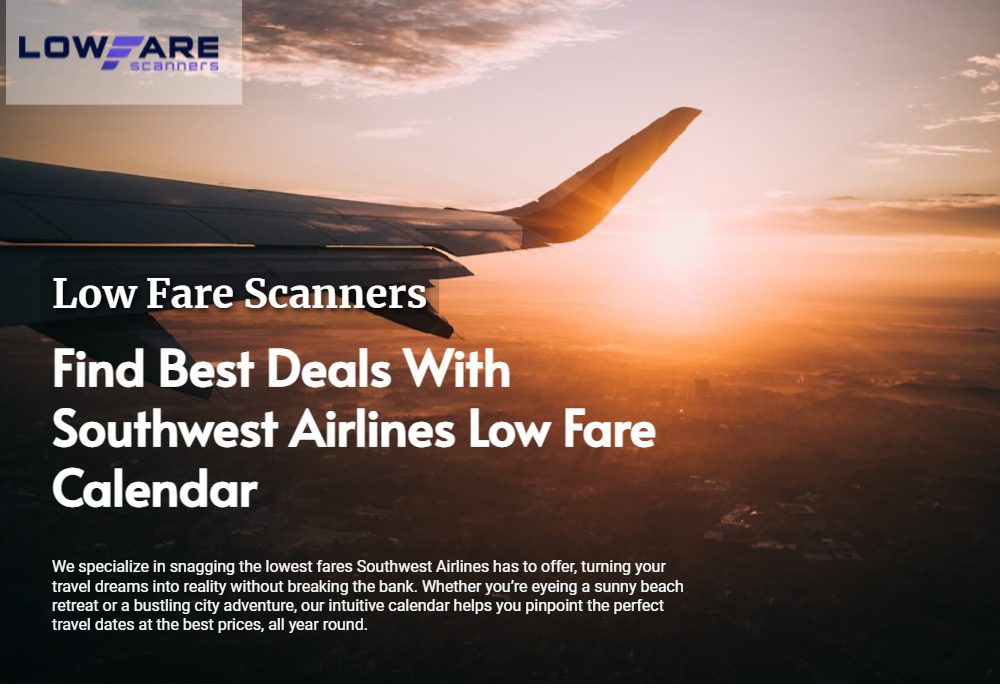 Southwest Airlines Low Fare Calendar